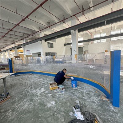 Restaurant rezervor de pește acrilic